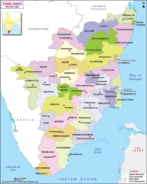 Map Of Tamilnadu And Kerala : Tamilnadu Hill Stations,Hill Stations in ...